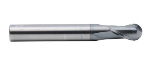 High Performance AlTiN Coated 2 Flute Solid Carbide Ball Nose End Mill(02500.02500.R02.R01250.)